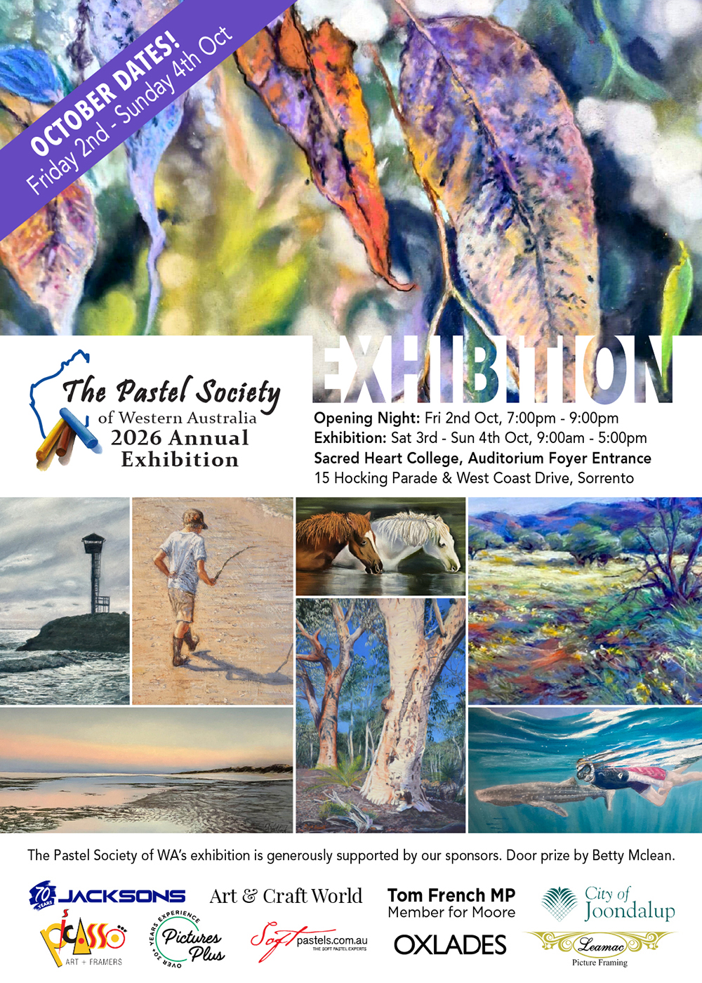 Pastel Exhibition A5 2026 Flyer